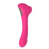 SUCCIONADOR + VIBRADOR QUIVER FUCSIA REC AL11241