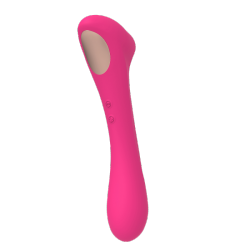 SUCCIONADOR + VIBRADOR QUIVER FUCSIA REC AL11241