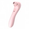 SUCCIONADOR + VIBRADOR  RECARGABLE ROSA 22000132