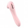 SUCCIONADOR + VIBRADOR  RECARGABLE ROSA 22000132