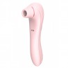 SUCCIONADOR + VIBRADOR  RECARGABLE ROSA 22000132