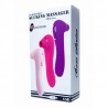 SUCCIONADOR + VIBRADOR  RECARGABLE ROSA 22000132