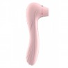 SUCCIONADOR + VIBRADOR  RECARGABLE ROSA 22000132