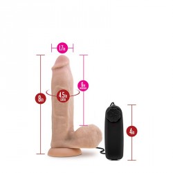 VIBRADOR CON TESTICULOS X5 PLUS  20.3X4.3 BL52363